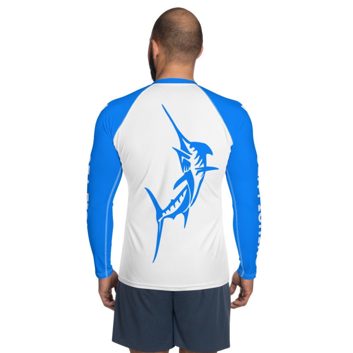 Mens Long Sleeve Fishing Rash Guard Men's Fishing Rash Etsy