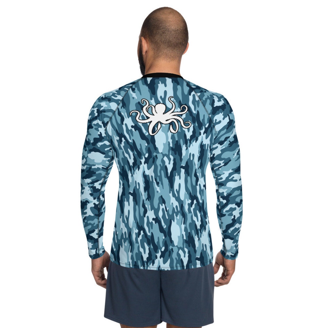 Rash Guard Mens rash guard Swimming Rash Guard Fishing rash Etsy España