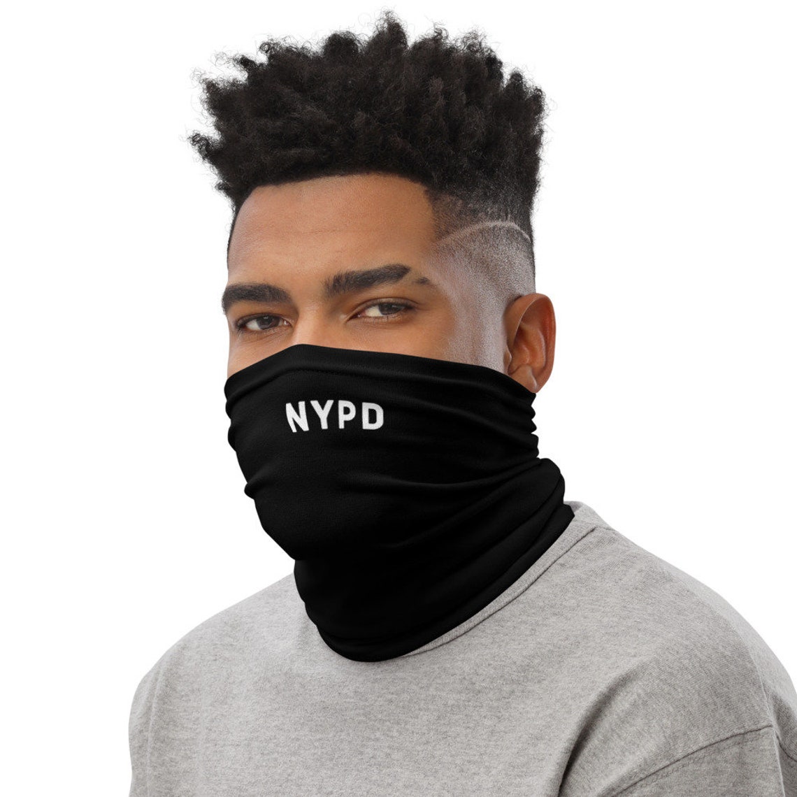 NYPD Neck Gaiter this police face mask is lightweight and Etsy