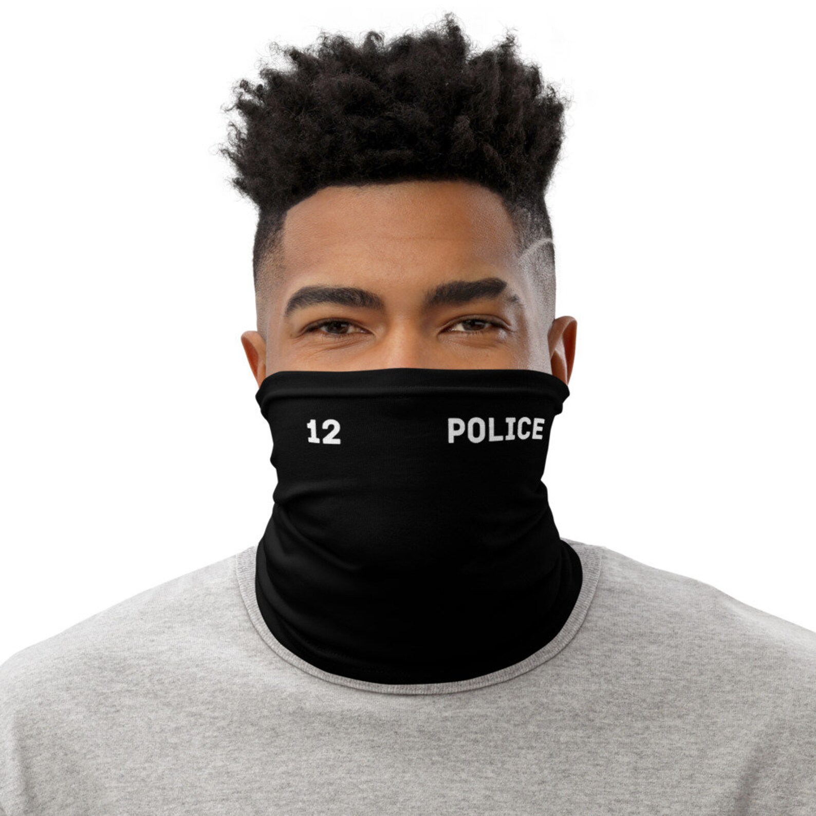 Police Neck Gaiter with Call sign Customizable neck gator Etsy