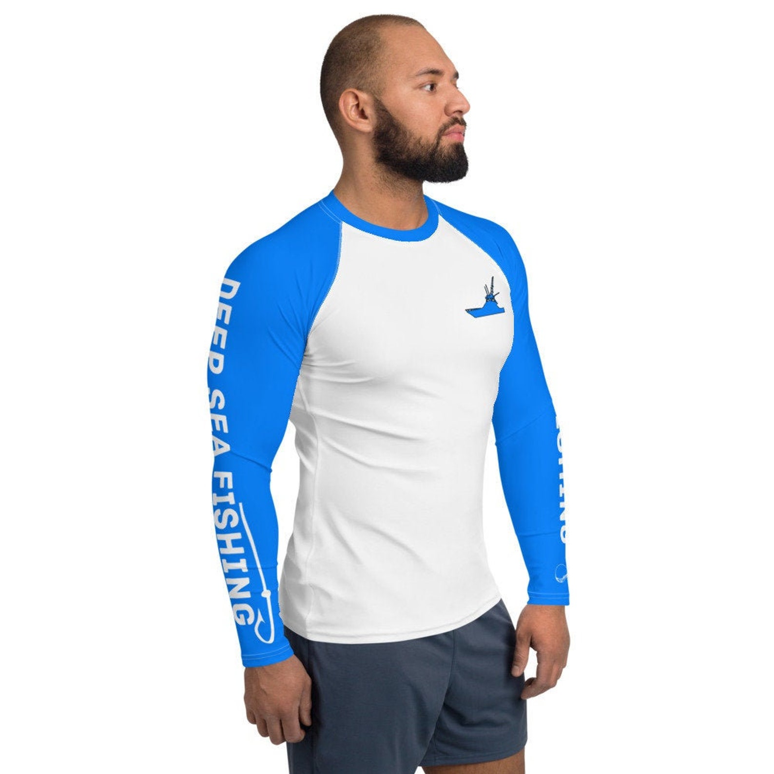 Men's Fishing Rash Guard Rash Guard Mens Fishing Gift Etsy