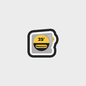 Diy Tool Set Tape Measure Cookie Cutter .STL Files - 5 Sizes | Tool Set Tools Cookie Cutter File | Digital Download ONLY