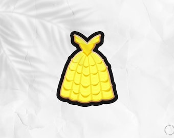 Princess Dress Cookie Cutter .STL File: DIY Baking (Digital Download)