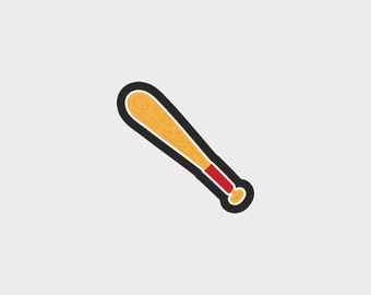 Baseball Bat Cookie Cutter .STL Files: DIY Kids Baking (Digital Download)