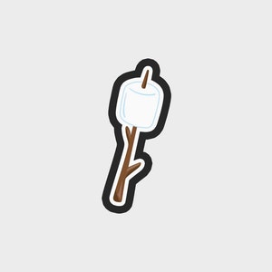 Diy Camping Kids Marshmallow Stick Cookie Cutter .STL Files - 5 Sizes | Camping Kids Cookie Cutter File | Digital Download ONLY
