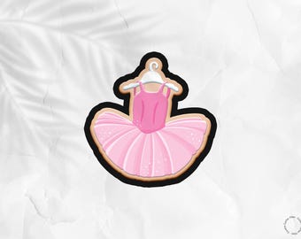 Ballerina Tutu Cookie Cutter .STL Datei: DIY Backen (Digitaler Download)