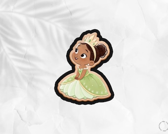 Kleine Prinzessin Cookie Cutter .STL Datei: DIY Backen (Digitaler Download)