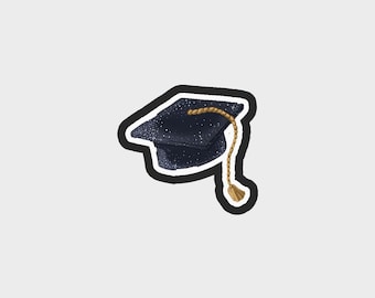 Cortador de galletas de birrete de graduación 02 (archivos STL) - 5 tamaños / Archivo de cortador de galletas de graduación / Descarga digital SOLAMENTE