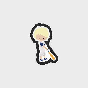 Diy Baseball Kids Batter Boy Cookie Cutter .STL Files - 5 Sizes | Baseball Cookie Cutter File | Digital Download ONLY