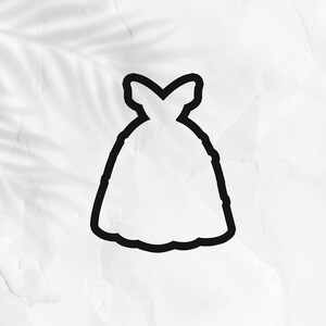 Princess Dress Cookie Cutter .STL File: DIY Baking (Digital Download)