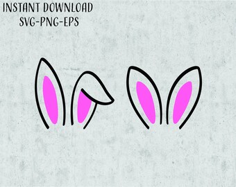 Download Bunny Ears Letters Etsy