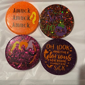 Set of 4 Halloween Coaster Set