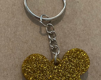 Mickey  Shaped Head Keychain| Dis ney Keychains|  Mouse