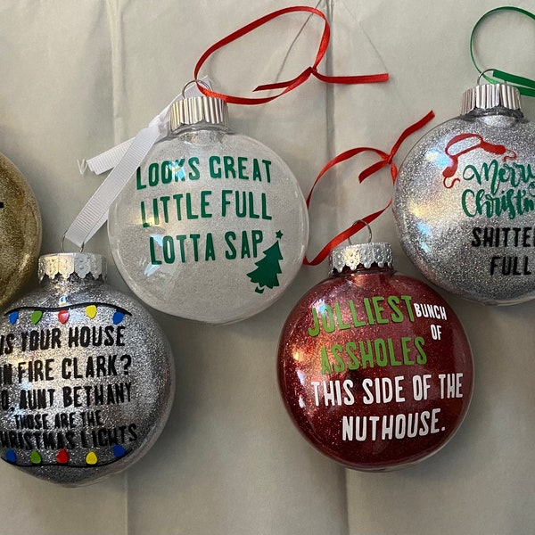 Christmas Vacation Ornaments Set| Clark Gris| Christmas Ornaments| Christmas Tree Decor