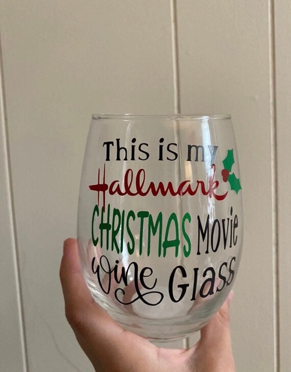 personalised wine glass decals Personalized Wine Glasses, Set of 4