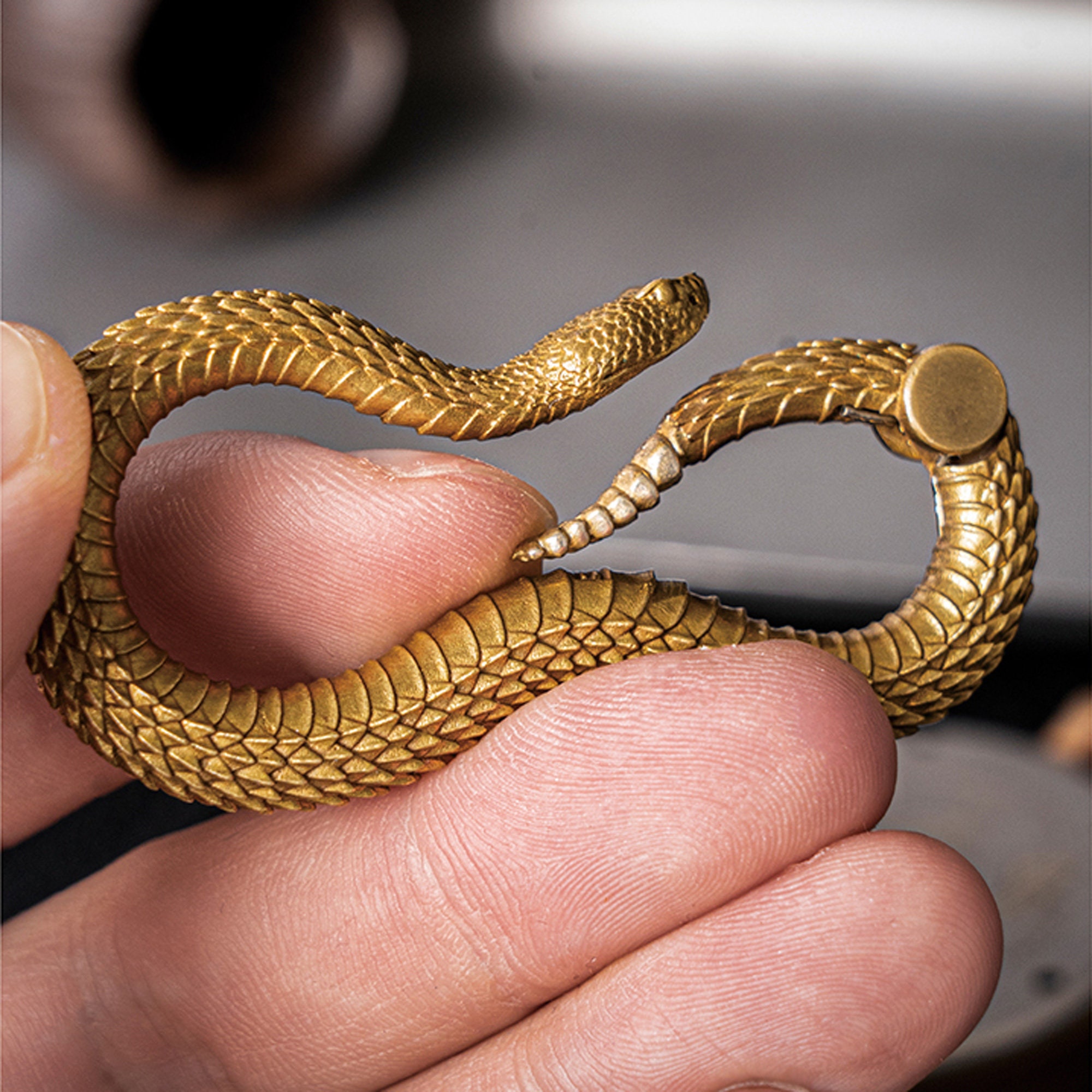 Rattlesnake Key Hook S Hanger Key Ring Snake Key Chain Solid Etsy