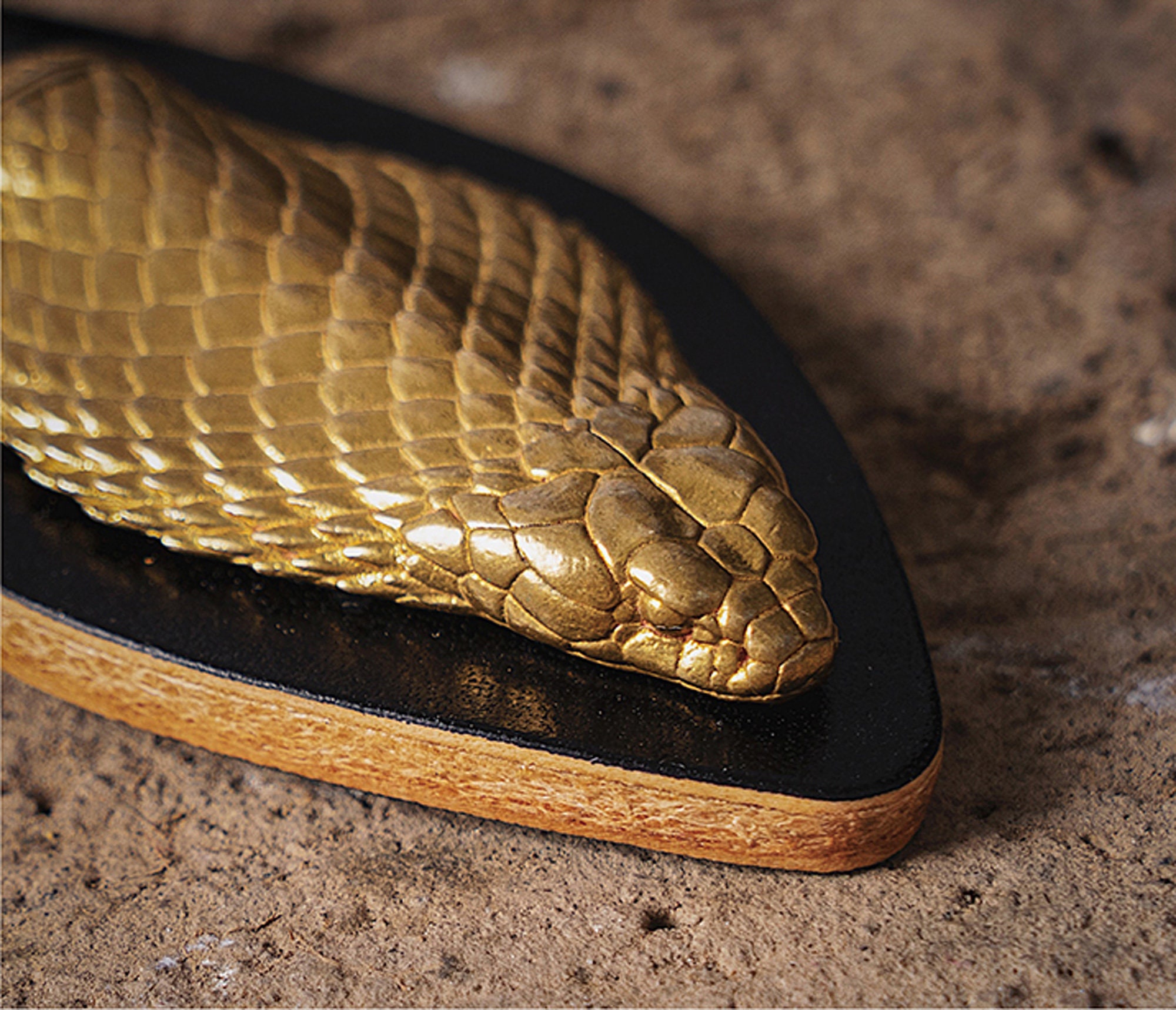 King Cobra Key Ring Snake Key Chain Solid Brass Key Ring EDC Etsy