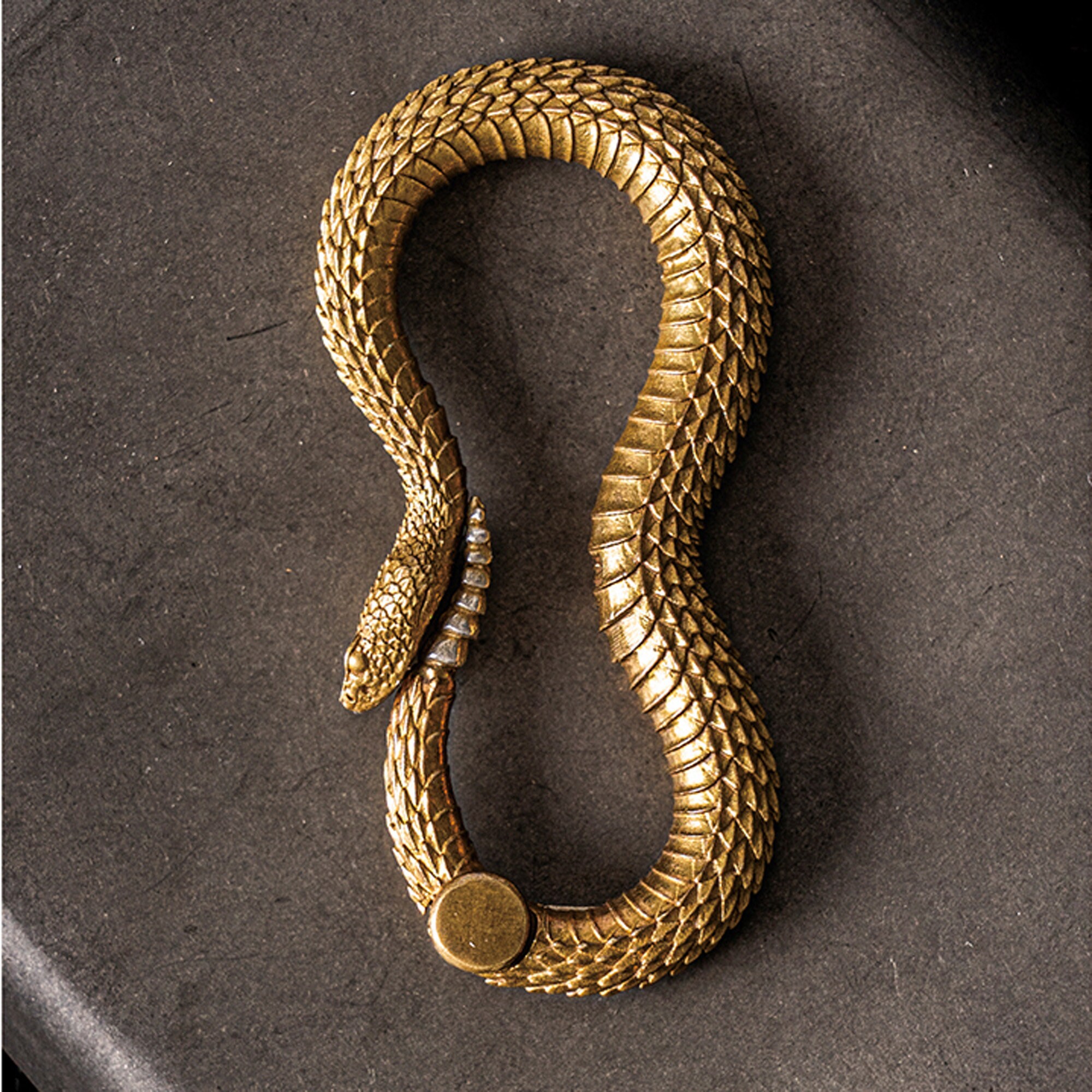 Rattlesnake Key Hook S Hanger Key Ring Snake Key Chain Solid Etsy