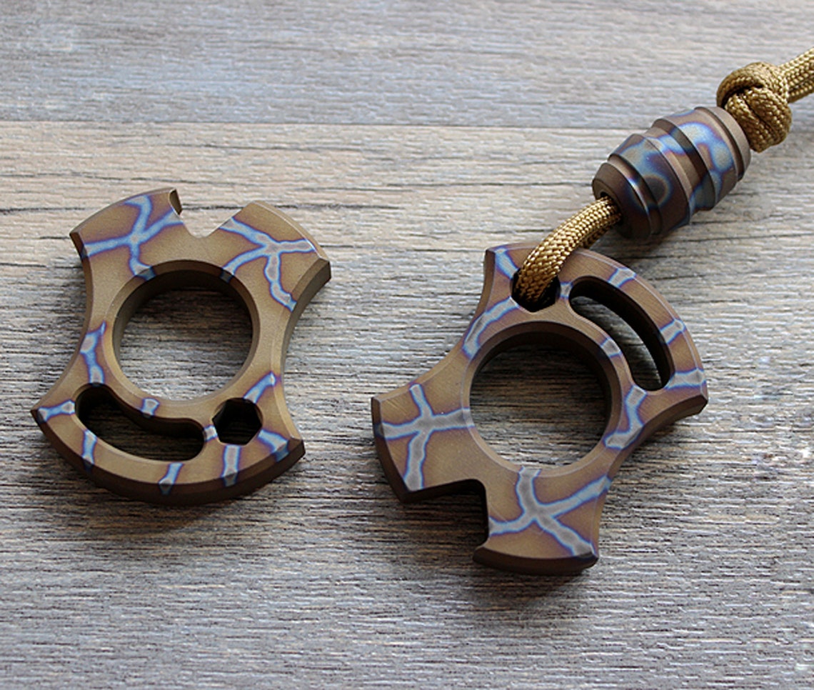 EDC tool Titanium EDC Opener Knuckle shape Bottle Etsy