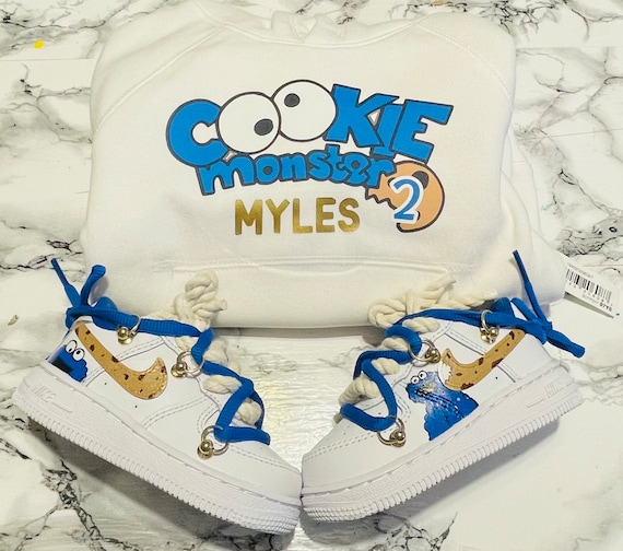 Cookie Monster Outfit sesame Outfit Cookie Monster 1st Birthday Outfits birthday Outfit Kids Outfit Baby Outfit cookie Monster Shoes Etsy