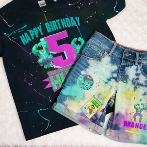 The Incredible Hulk outfit - superhero- kids outfit- 1st birthday outfit - birthday outfit- baby outfit- hulk- hulk smash -