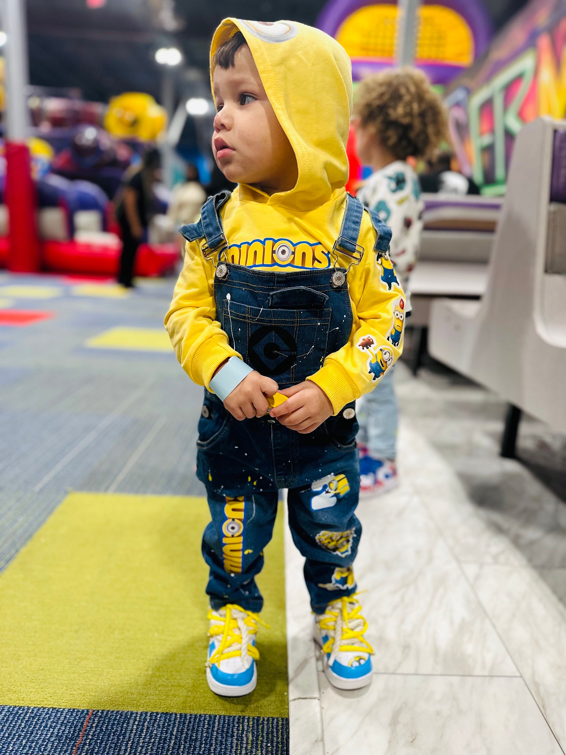 Minion Outfit, Despicable Me outfit , birthday outfit , 1st birthday outfit , Minion shoes