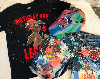 Tenue pour enfants Spider Man- Tenue Miles Morales-Super-héros- Spiderman- Tenues du 1er anniversaire-Tenue d’anniversaire- tenue pour enfants - tenue pour bébé