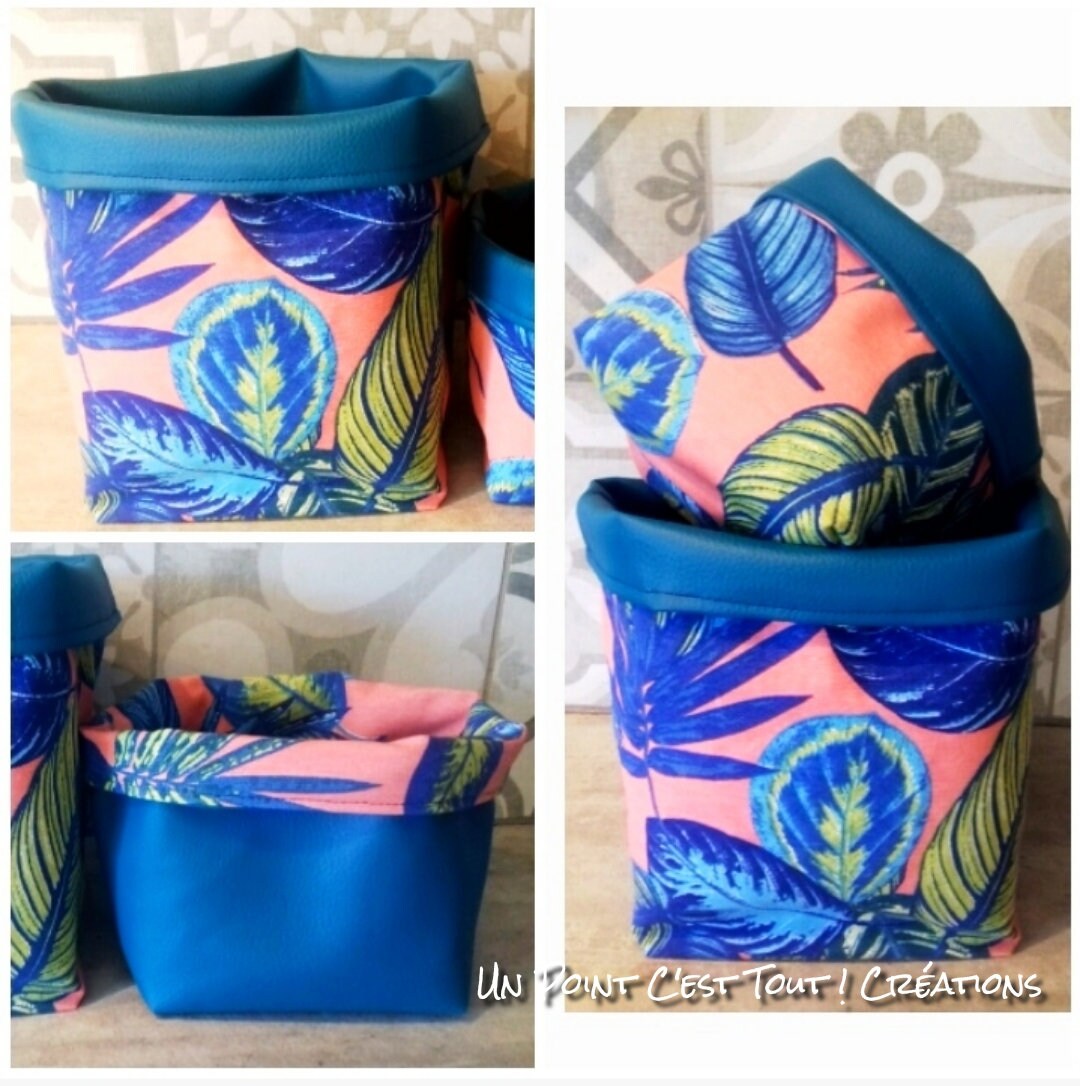 Lot de 2 Paniers Réversibles