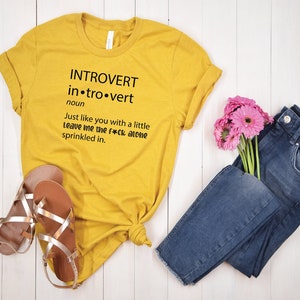 Definicja introwertyka - Introwertyk Svg - Cricut Svg - Sylwetka Dxf - Prezent dla introwertyka - Odzież dla introwertyków - Sztuka introwertyków - Znak introwertyka