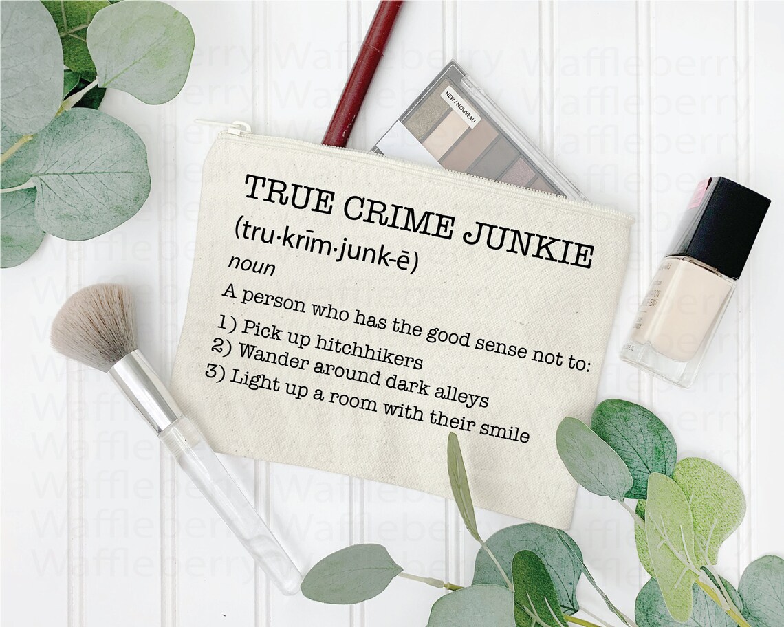 True Crime Junkie Definition True Crime SVG True Crime Gifts Cricut SVG True Crime Decal True