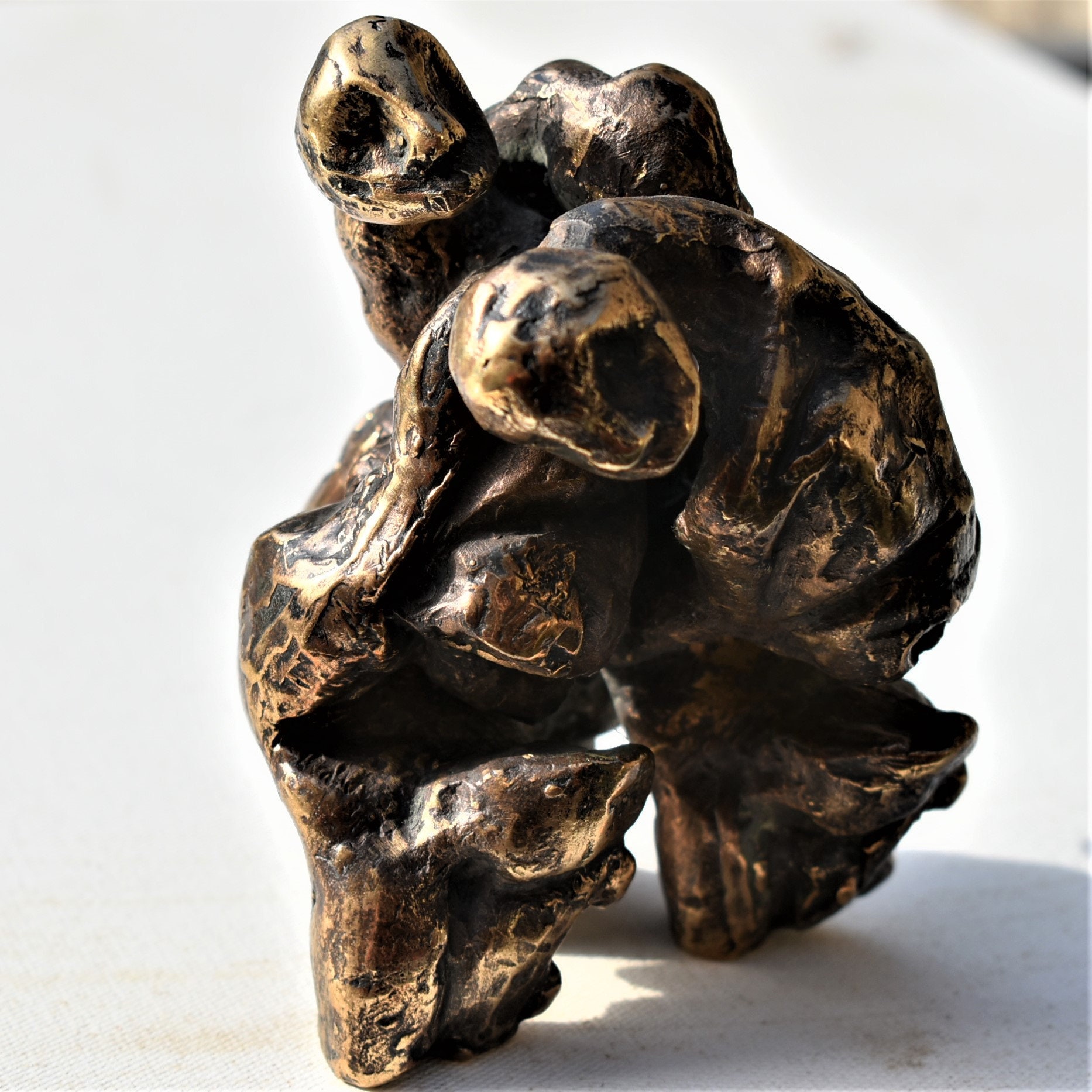 Sculpture En Bronze Pour