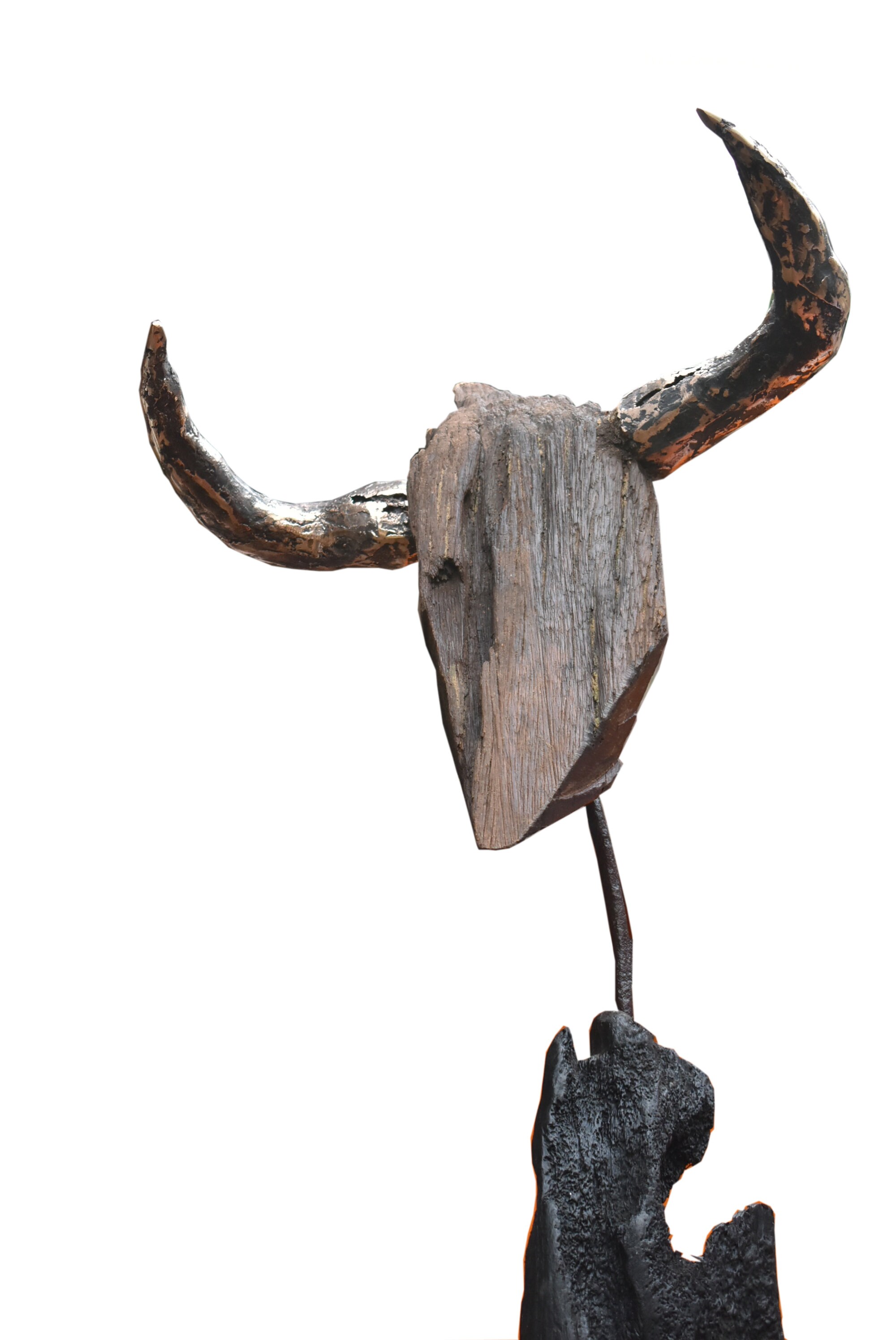 Sculpture en Bois et Fers de La Mer Bronze Pour Décoration Intérieure ou Extérieure - Majestuoso Min