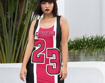Chicago Bulls Jersey Dress - Etsy