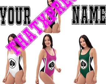 Queen Of Spade QOS Custom One-Piece Swimsuit