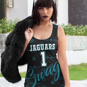 ThatXpression&#39;s Brand Appreciation Jaguars Themed Racerback Dress