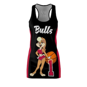 Chicago Bulls Fully Sequined Jersey/shift Dress
