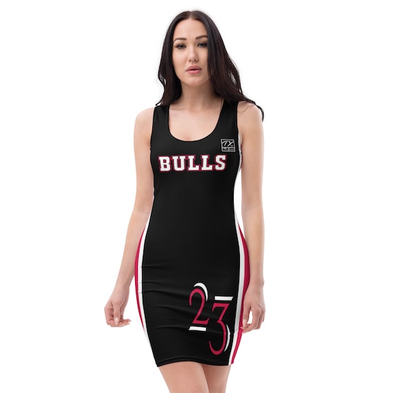 ThatXpression's Home Team Bulls Themed Racerback Jersey Dress