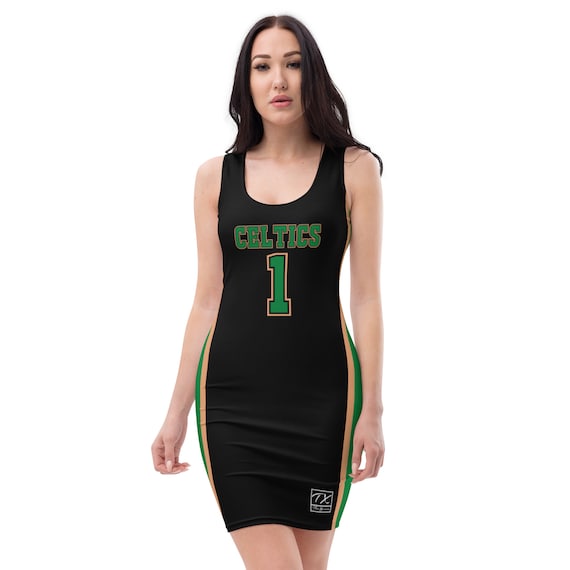 Thatxpression's Two Tone Boston Fan Jersey Racerback Dress - Etsy Canada