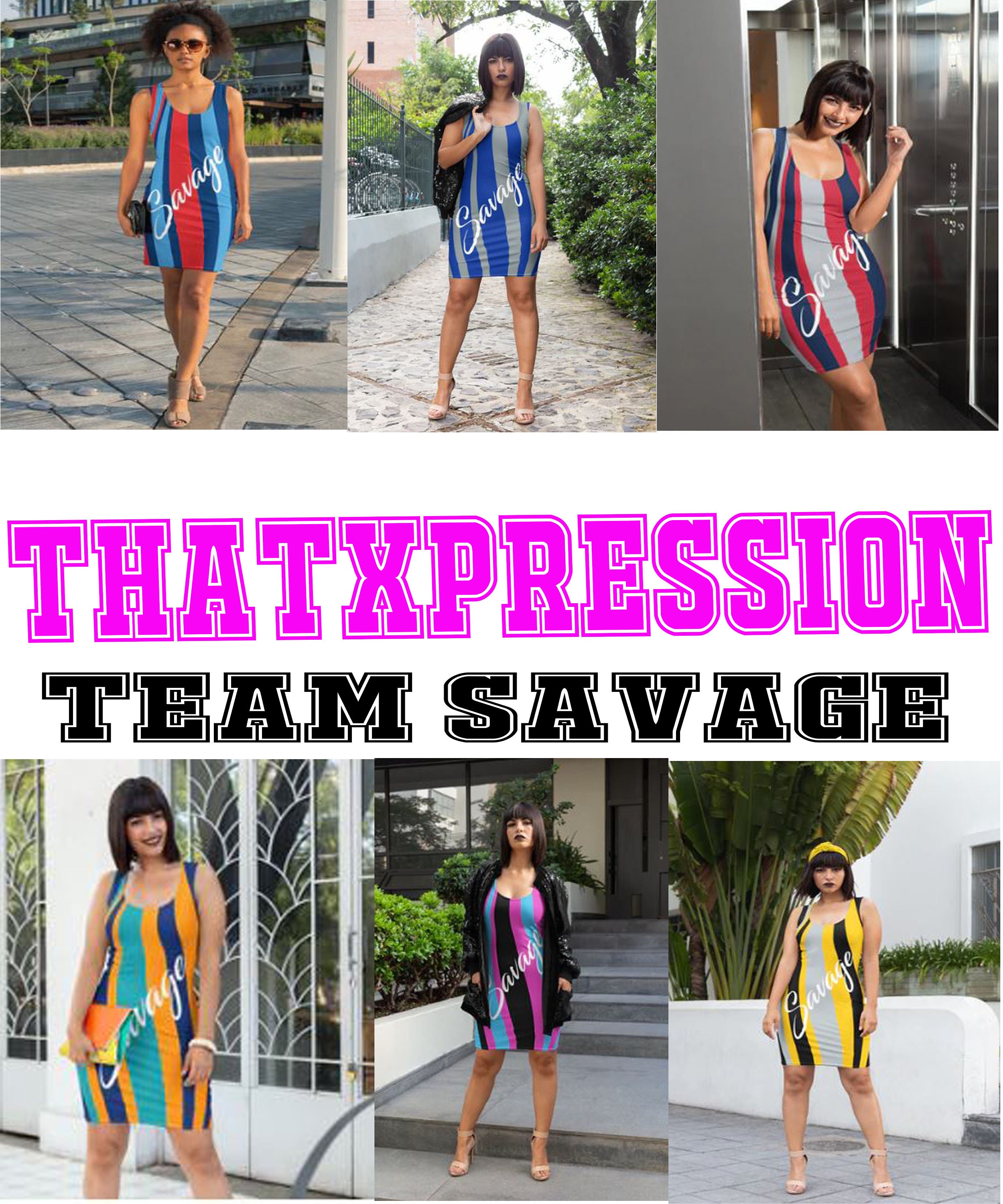 ThatXpression ThatXpression's Original Home Team Jersey Themed Racerback Dress