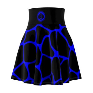 ThatXpression QOS Queen Of Spades High Waist Women&#39;s Skater Skirt-HW1