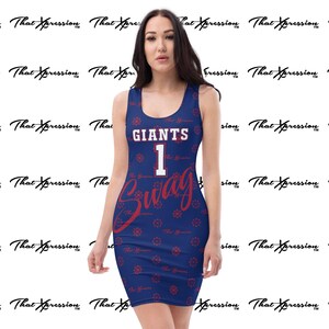ThatXpression&#39;s Brand Appreciation Giants Themed Racerback Dress