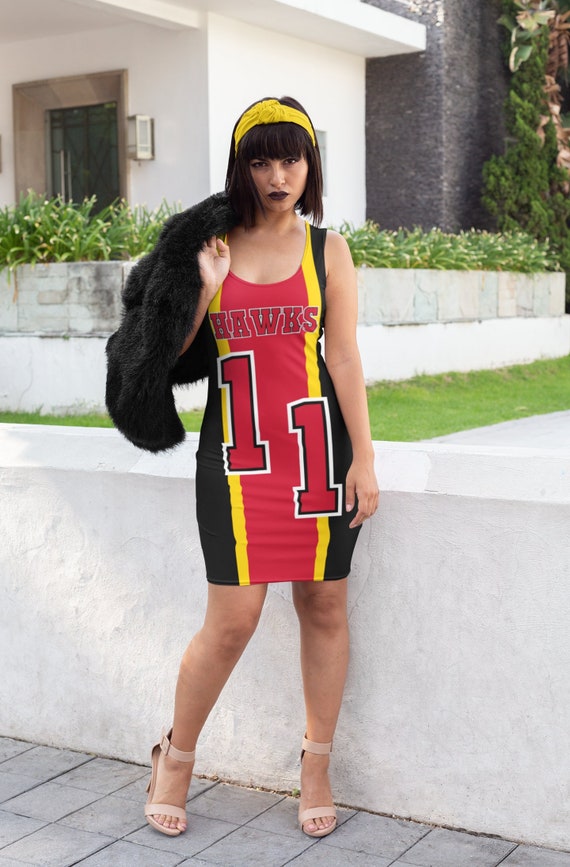 ThatXpression Fashion Hawks Eleven Fan Themed Racerback Dress