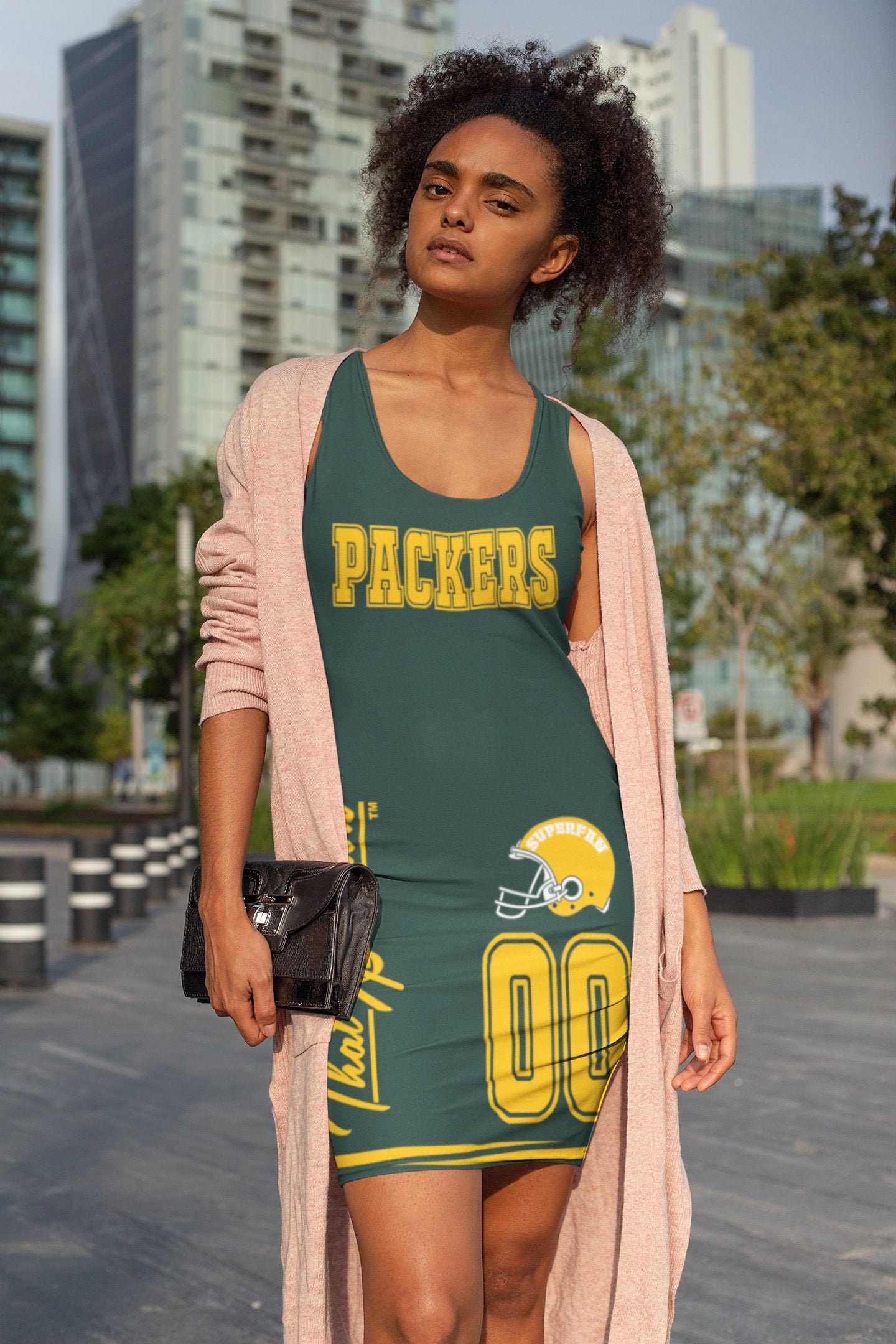 Packers Themed Superfan Themed Football Watch Party Dress by 