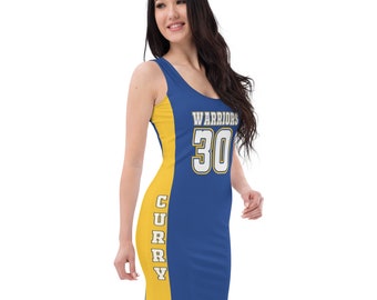 ThatXpression's Warriors Themed Curry Inspired Racerback Dress