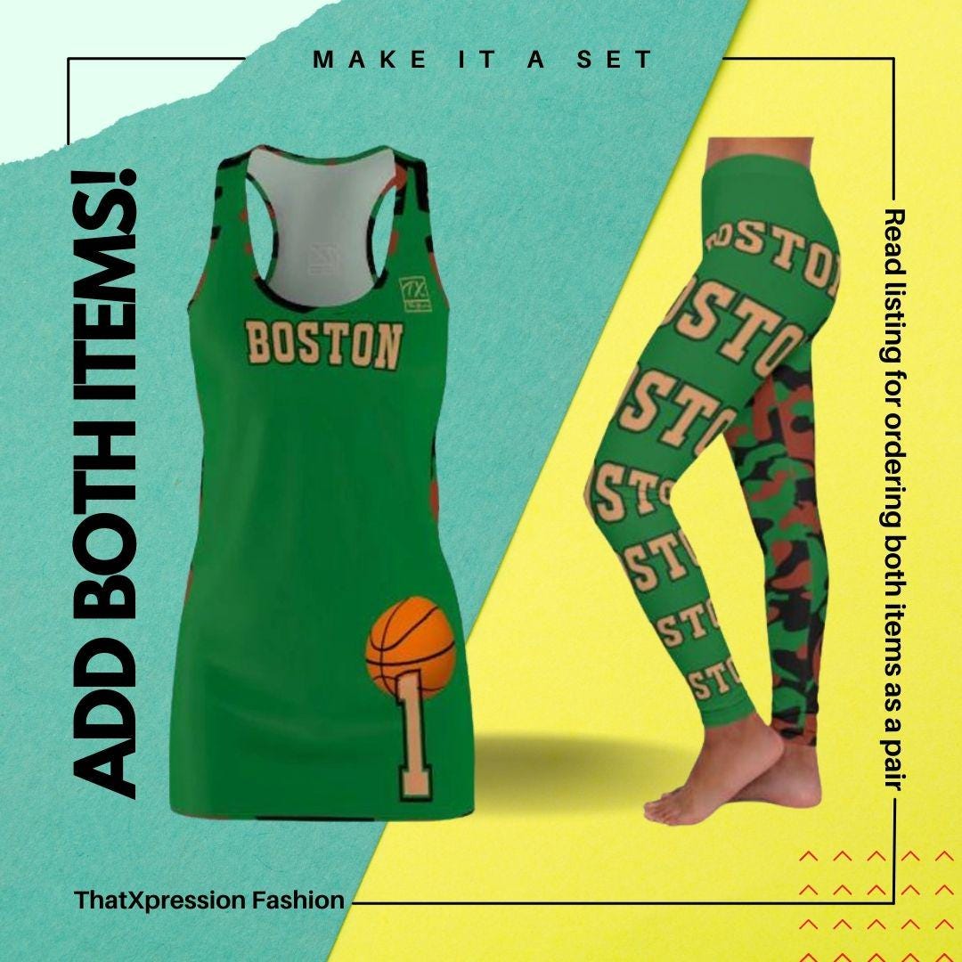 Boston Celtics Jersey Dress - Etsy