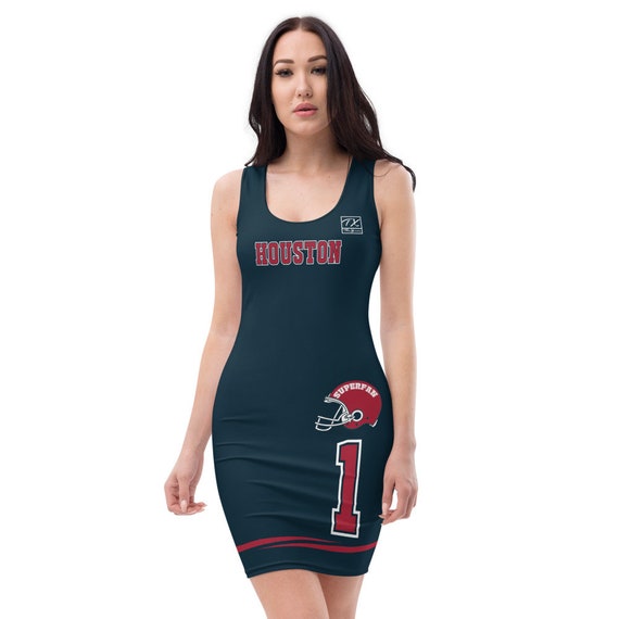 Thatxpression Home Team Houston Jersey Themed Dress