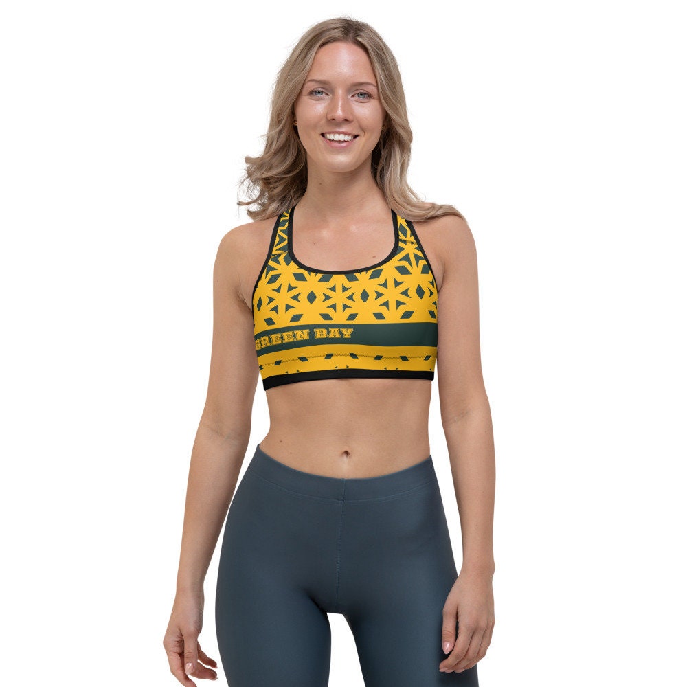 Green Bay Packers Womens Tie-Dye Sports Bra Tank Top at the