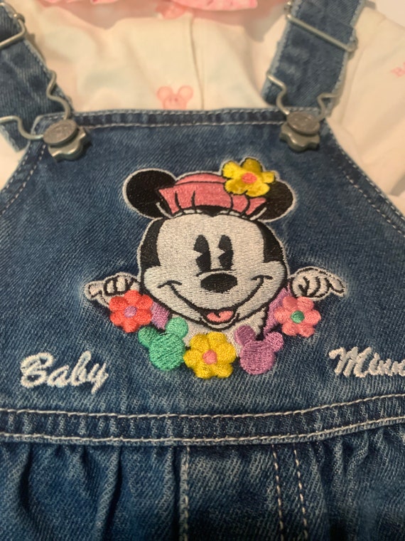 Vintage Baby Mickey & Co. Toddler Girl Overalls - image 2