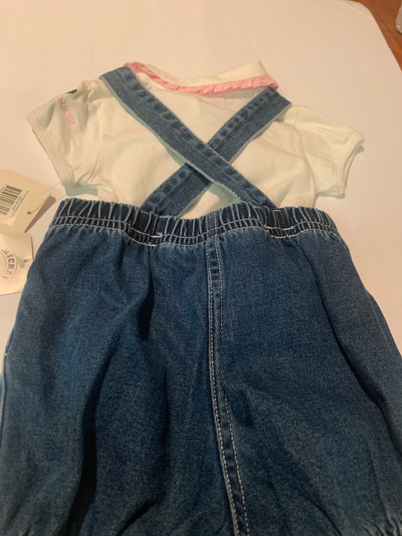 Vintage Baby Mickey & Co. Toddler Girl Overalls - image 4