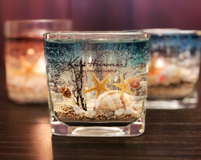 I Love You To The Ocean And Back - Personalized Candle Holder